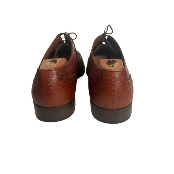 Salvatore Ferragamo Leather Lace Up  Brogue Oxfords Dress Shoes Men Size 10 D main image 5